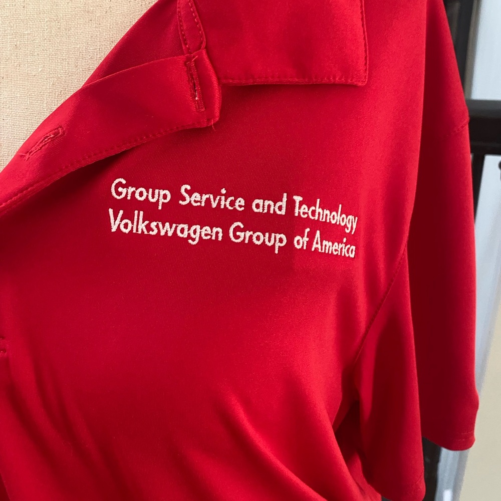 Red Volkswagen Polo Shirt